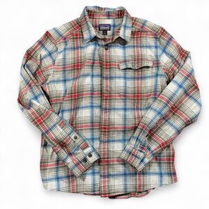 Patagonia Organic Cotton Flannel Men’s S Multicolor Cotton Plaid Soft Cozy